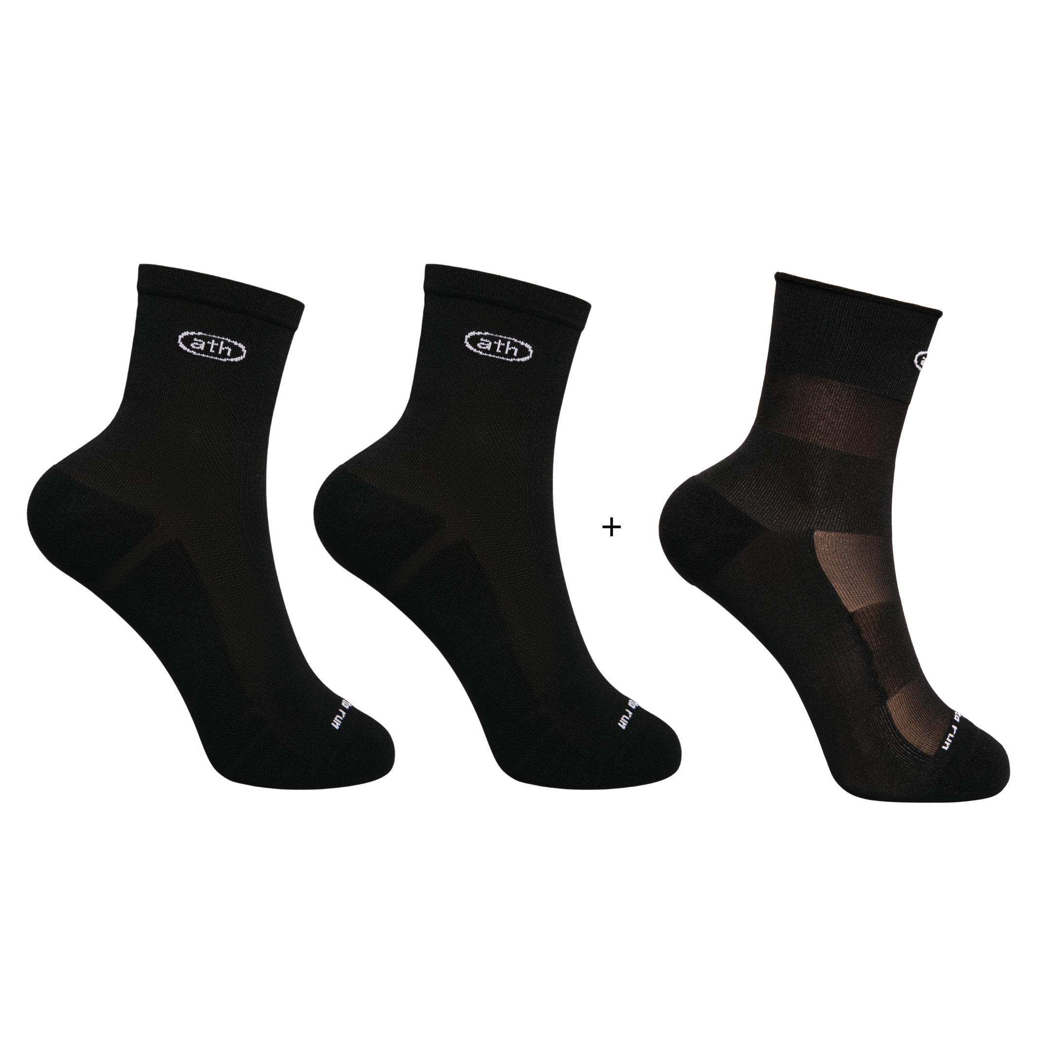Pack - 2 Everyday socks + 1 Race socks